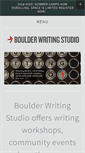 Mobile Screenshot of boulderwritingstudio.org