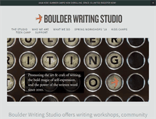Tablet Screenshot of boulderwritingstudio.org